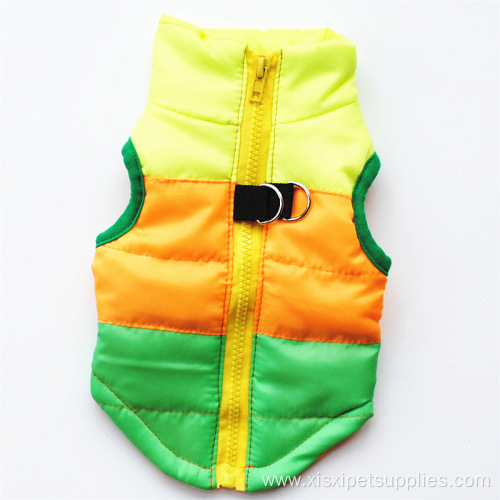 Direct Winter Color Vest Jacket Pet Clothing Dog